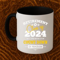 Retirement Class Of 2024 Count Down Funny Retiring Teacher Mug
