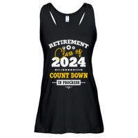 Retirement Class Of 2024 Count Down Funny Retiring Teacher Ladies Essential Flowy Tank