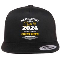 Retirement Class Of 2024 Count Down Funny Retiring Teacher Flatbill Hat