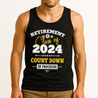 Retirement Class Of 2024 Count Down Funny Retiring Teacher Tank Top
