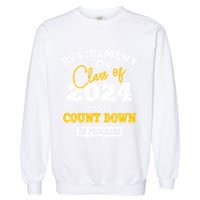 Retirement Class Of 2024 Count Down Funny Retiring Teacher Garment-Dyed Sweatshirt