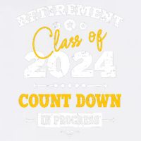 Retirement Class Of 2024 Count Down Funny Retiring Teacher Garment-Dyed Sweatshirt