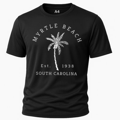 Retro Cool Original Myrtle Beach SC Palm Tree Novelty Performance Shirt