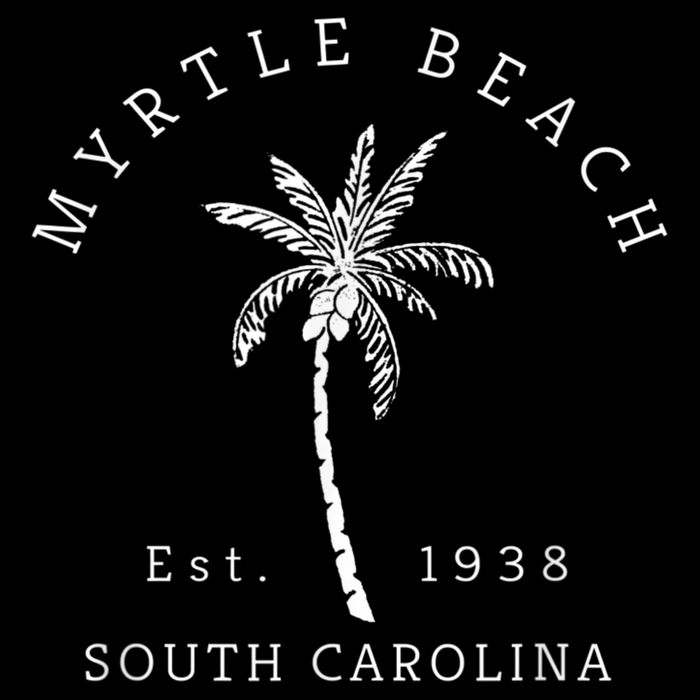Retro Cool Original Myrtle Beach SC Palm Tree Novelty Tall T-Shirt