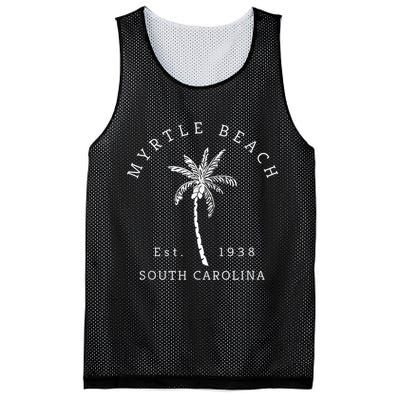 Retro Cool Original Myrtle Beach SC Palm Tree Novelty Mesh Reversible Basketball Jersey Tank