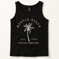 Retro Cool Original Myrtle Beach SC Palm Tree Novelty Tank Top