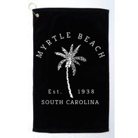 Retro Cool Original Myrtle Beach SC Palm Tree Novelty Golf Towel