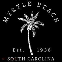 Retro Cool Original Myrtle Beach SC Palm Tree Novelty Kids T-Shirt