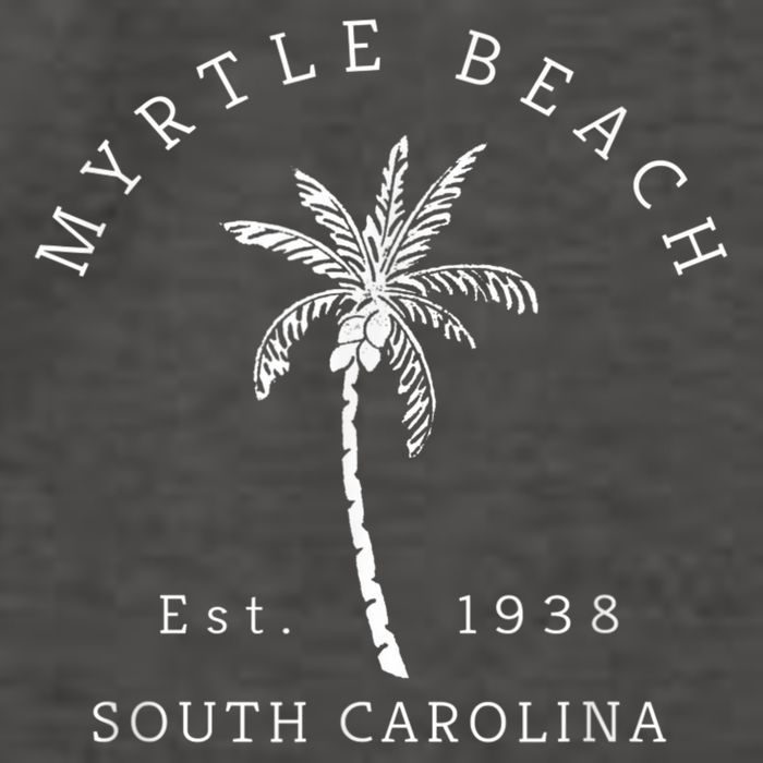 Retro Cool Original Myrtle Beach SC Palm Tree Novelty Vector Backpack