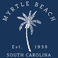 Retro Cool Original Myrtle Beach SC Palm Tree Novelty Infant Baby Jersey Bodysuit