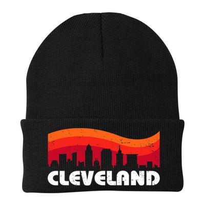 Retro Cleveland Ohio City Skyline vintage CLE souvenir Beanie