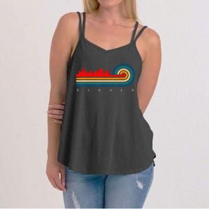 Retro City of Denver Colorado Women's Strappy Tank