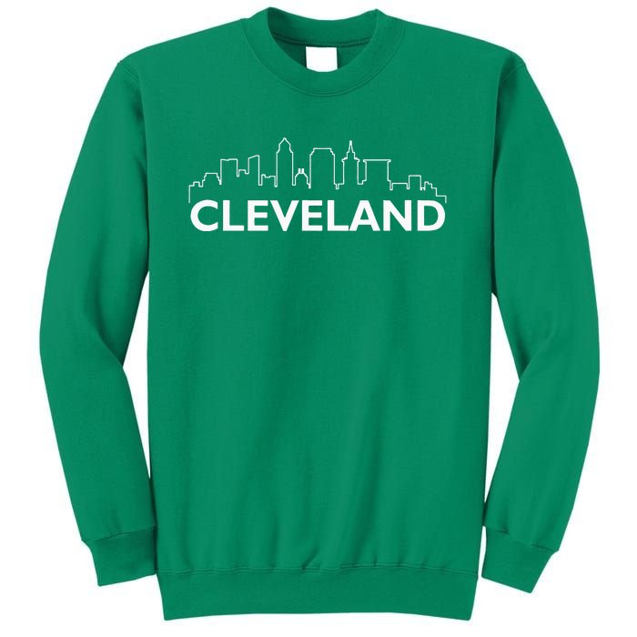 Retro Cleveland Ohio City Skyline Vintage CLE Souvenir Sweatshirt