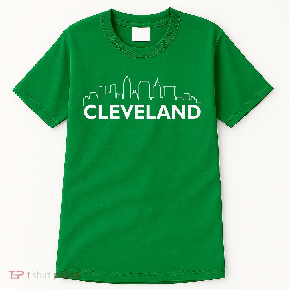 Retro Cleveland Ohio City Skyline Vintage CLE Souvenir Tall T-Shirt