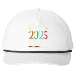 Retirement Class Of 2025 Countdown In Progress Fun Retire Snapback Five-Panel Rope Hat