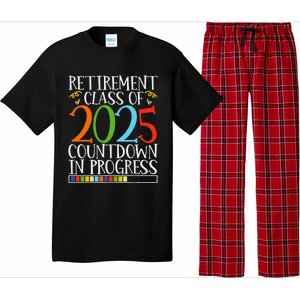 Retirement Class Of 2025 Countdown In Progress Fun Retire Pajama Set