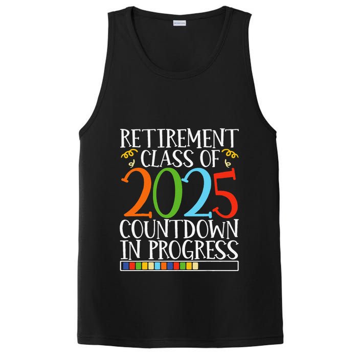 Retirement Class Of 2025 Countdown In Progress Fun Retire PosiCharge Competitor Tank