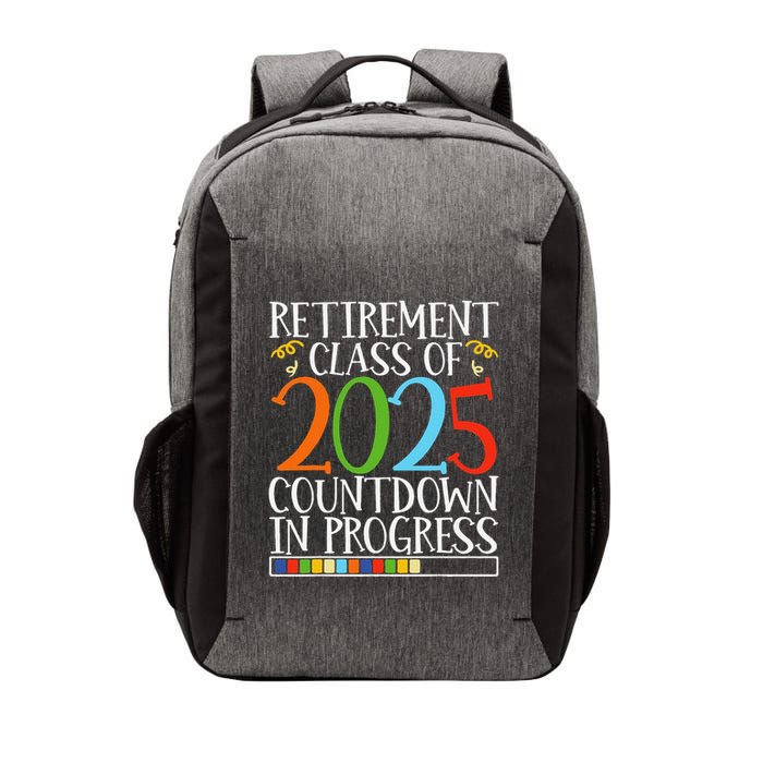 Retirement Class Of 2025 Countdown In Progress Fun Retire Vector Backpack