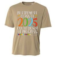 Retirement Class Of 2025 Countdown In Progress Fun Retire Cooling Performance Crew T-Shirt