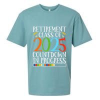 Retirement Class Of 2025 Countdown In Progress Fun Retire Sueded Cloud Jersey T-Shirt