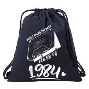 Reunion Class of 1984 School Graduation Blast From The Past Drawstring Bag