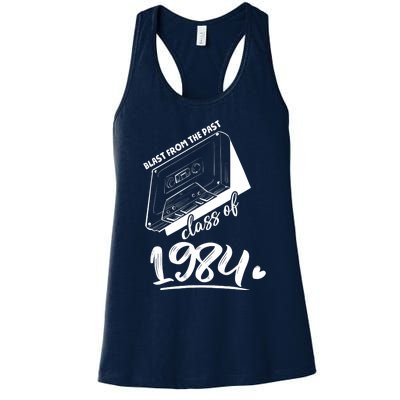 Reunion Class of 1984 School Graduation Blast From The Past Women's Racerback Tank