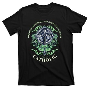 Roman Catholic One Holy Apostolic Cross Gift T-Shirt