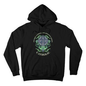 Roman Catholic One Holy Apostolic Cross Gift Tall Hoodie