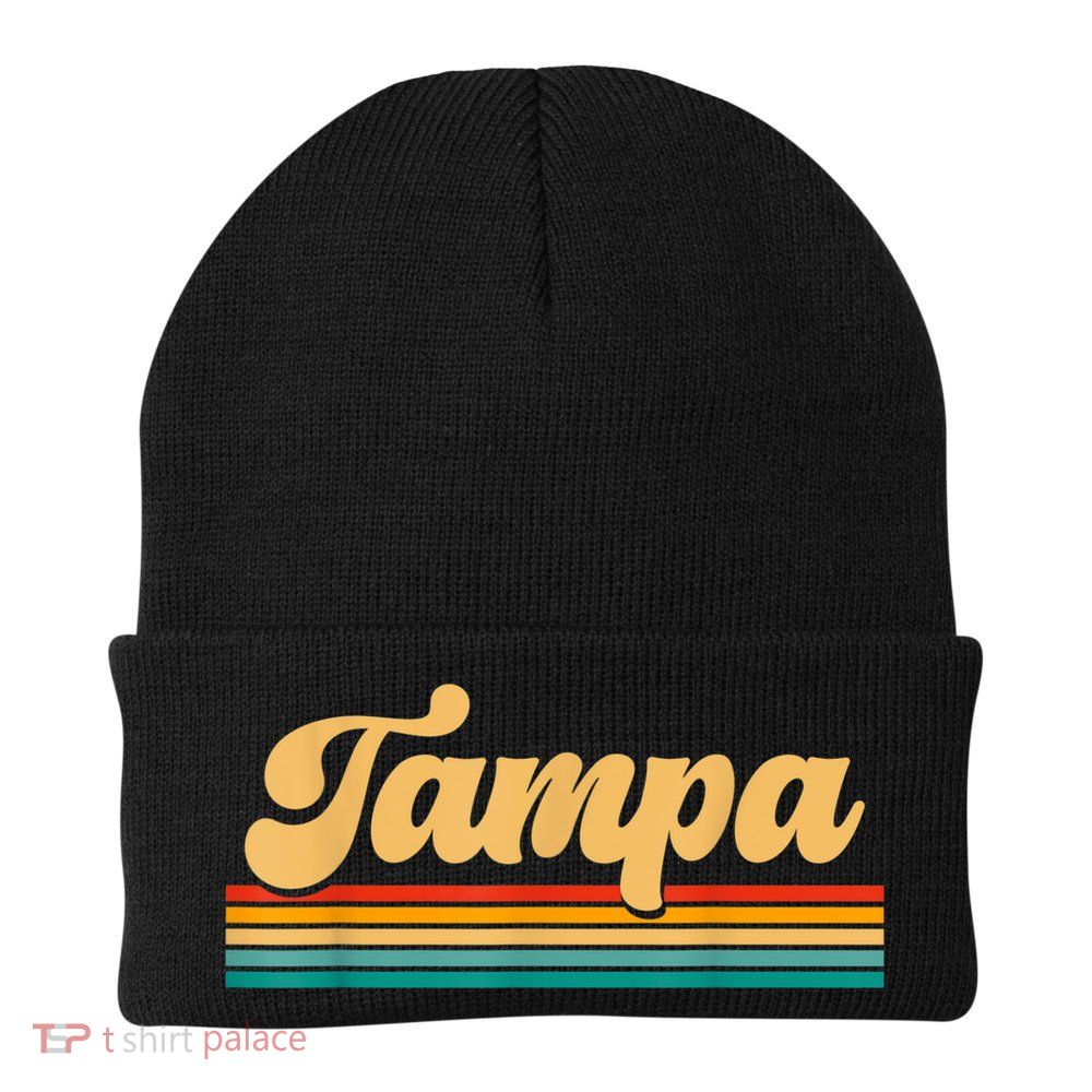 Retro City Of Tampa Florida Beanie