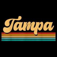 Retro City Of Tampa Florida Zip Tote Bag