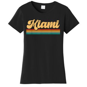 Retro City Of Miami Florida Women's T-Shirt