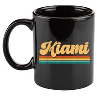 Retro City Of Miami Florida 11oz C Handle Ceramic Mug