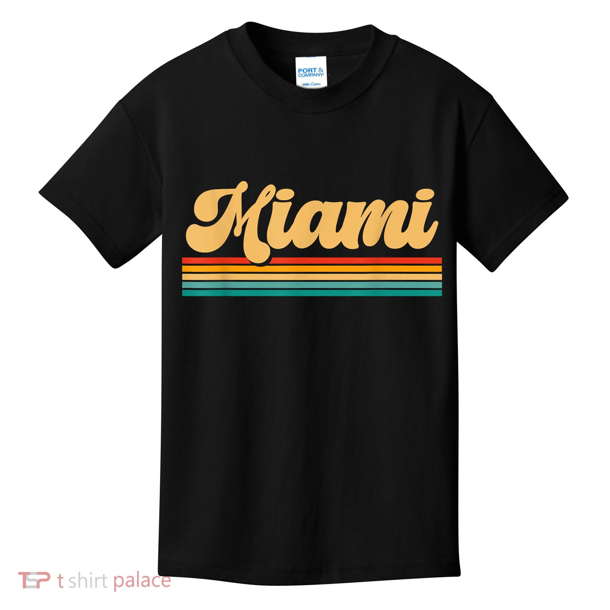 Retro City Of Miami Florida Kids T-Shirt