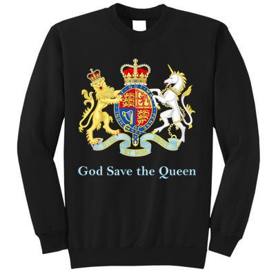 Royal Coat Of Arms, God Save The Queen Sweatshirt