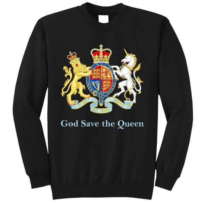 Royal Coat Of Arms, God Save The Queen Sweatshirt