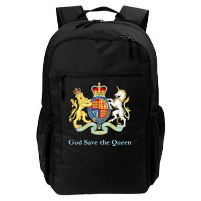 Royal Coat Of Arms, God Save The Queen Daily Commute Backpack