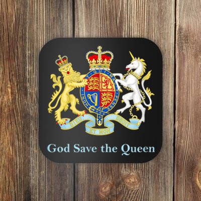 Royal Coat Of Arms, God Save The Queen Coaster