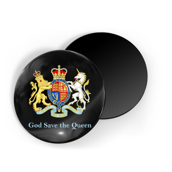 Royal Coat Of Arms, God Save The Queen Magnet