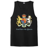 Royal Coat Of Arms, God Save The Queen PosiCharge Competitor Tank