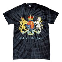 Royal Coat Of Arms, God Save The Queen Tie-Dye T-Shirt