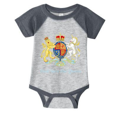 Royal Coat Of Arms, God Save The Queen Infant Baby Jersey Bodysuit