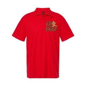 Red Cheerful Oh Snap Gingerbread Christmas Cute Xmas Softstyle Adult Sport Polo