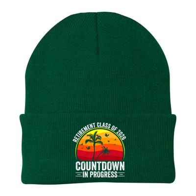 Retirement Class Of 2026 Countdown In Progress Teacher Knit Cap Winter Beanie