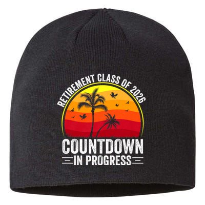 Retirement Class Of 2026 Countdown In Progress Teacher Sustainable Beanie