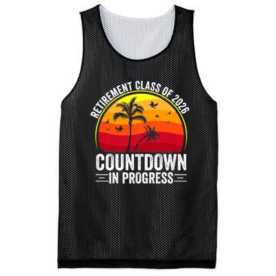 Retirement Class Of 2026 Countdown In Progress Teacher Mesh Reversible Basketball Jersey Tank