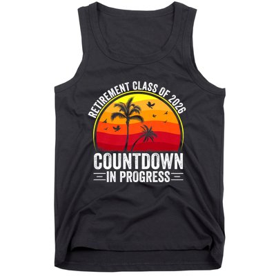 Retirement Class Of 2026 Countdown In Progress Teacher Tank Top