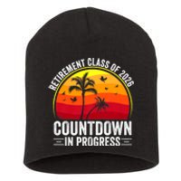 Retirement Class Of 2026 Countdown In Progress Teacher Short Acrylic Beanie