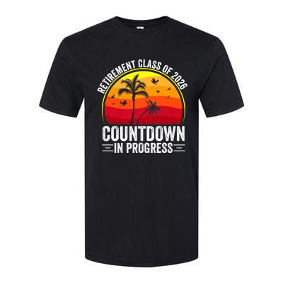 Retirement Class Of 2026 Countdown In Progress Teacher Softstyle CVC T-Shirt