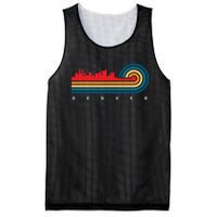 Retro City Of Denver Colorado Mesh Reversible Basketball Jersey Tank