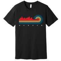 Retro City Of Denver Colorado Premium T-Shirt